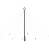 VidaXL Kerstboomverlichting 400 LED's binnen buiten 2,5 m meerkleurig