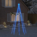 Vidaxl led-kerstboom binnen buiten 576 leds 3,6 m blauw