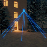 Vidaxl led-kerstboom binnen buiten 800 leds 5 m blauw