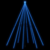 Vidaxl led-kerstboom binnen buiten 1300 leds 8 m blauw