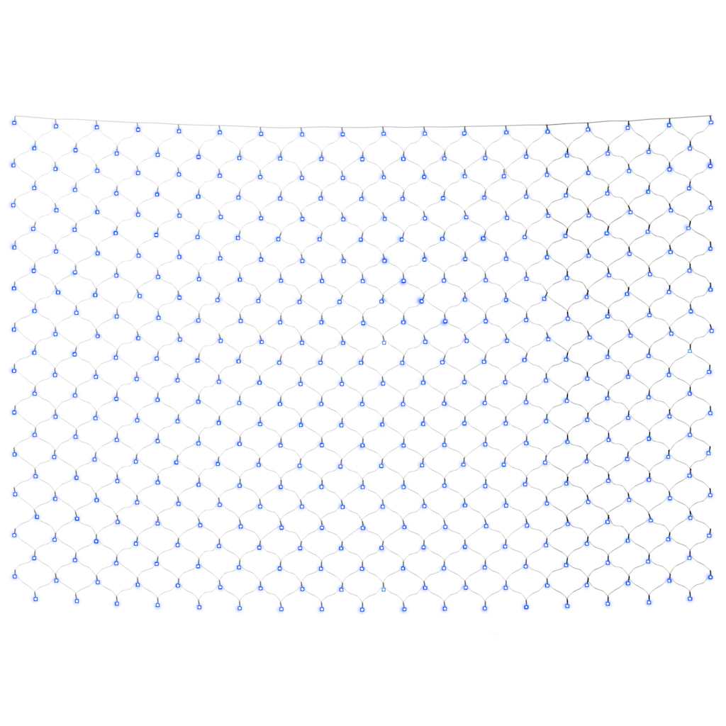 Vidaxl kerstnetverlichting 204 led's binnen en buiten 3x2 m blauw