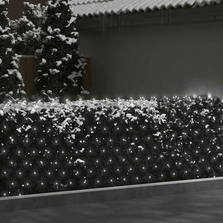 Vidaxl kerstnetverlichting 306 led's binnen en buiten 3x3 m koudwit