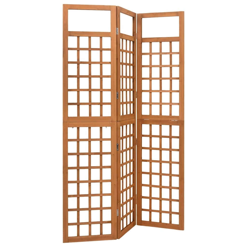 Vidaxl kamerscherm trellis met 3 panelen 121x180,5 cm vurenhout
