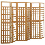 Vidaxl kamerscherm trellis met 6 panelen 242,5x180 cm vurenhout
