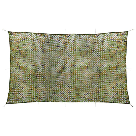 Vidaxl camouflagenet met opbergtas 2x8 m groen