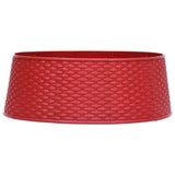 VidaXL Kerstboomrok Ø54x19,5 cm rood