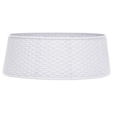 VidaXL Kerstboomrok Ø54x19,5 cm wit