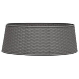 VidaXL Kerstboomrok Ø54x19,5 cm bruin