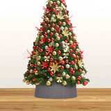 VidaXL Kerstboomrok Ø54x19,5 cm bruin