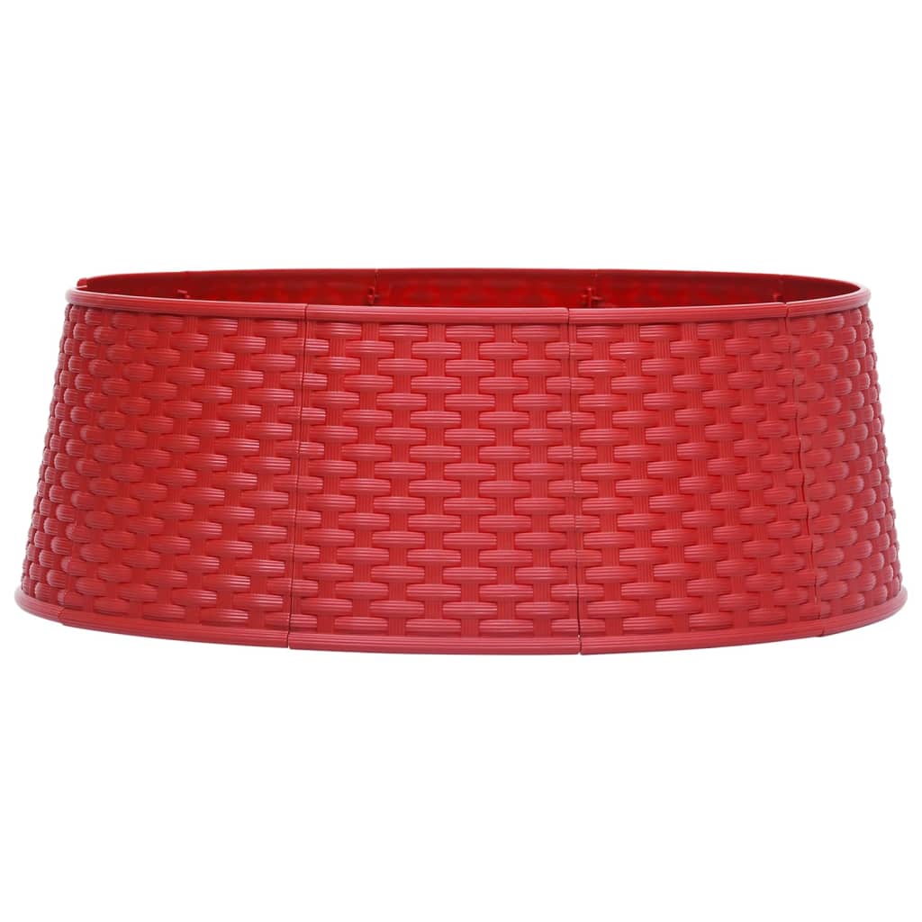 Vidaxl kerstboomrok ø65x19,5 cm rood