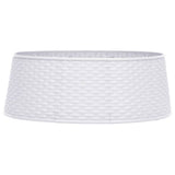 VidaXL Kerstboomrok Ø65x19,5 cm wit