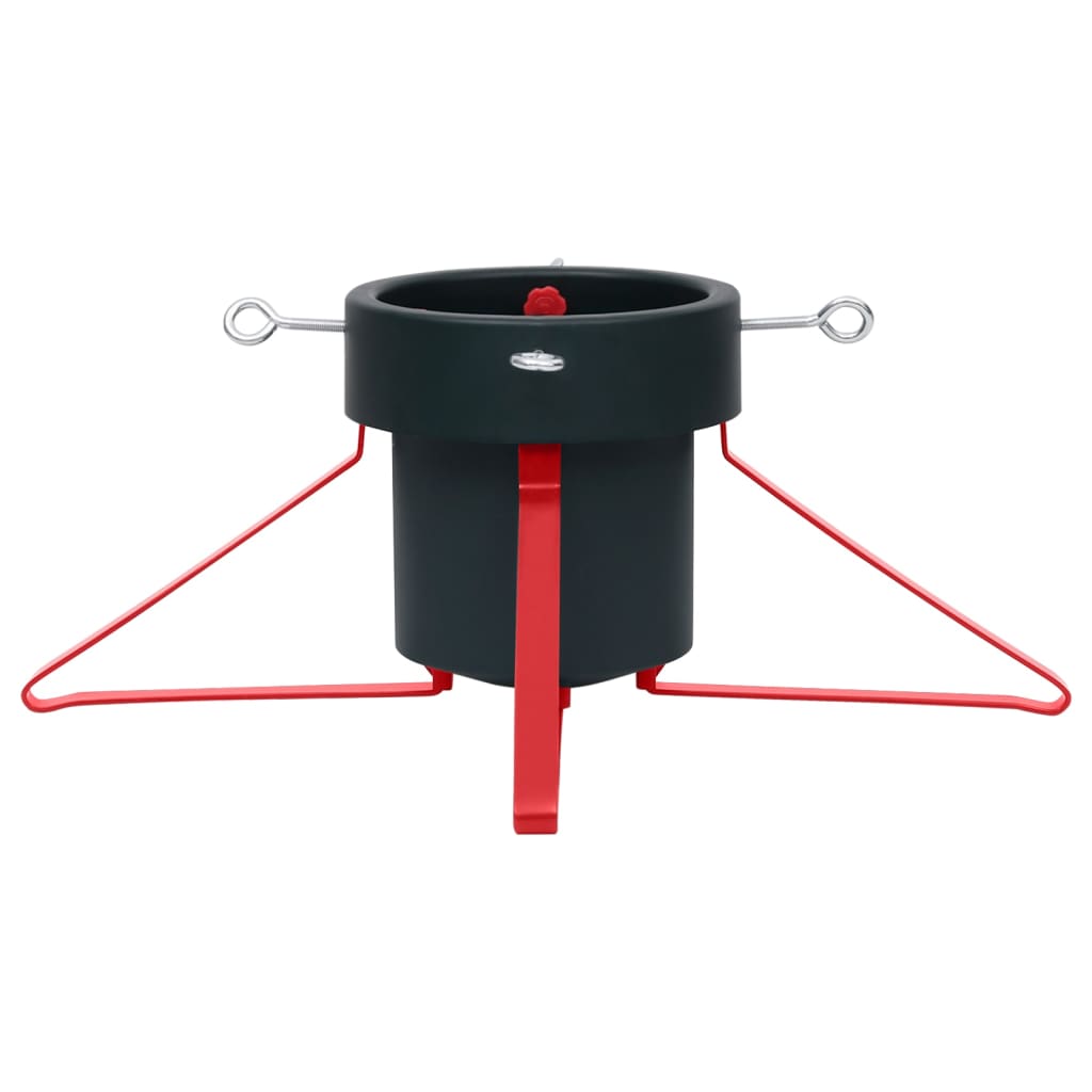VidaXL Kerstboomstandaard 46x46x19 cm groen en rood