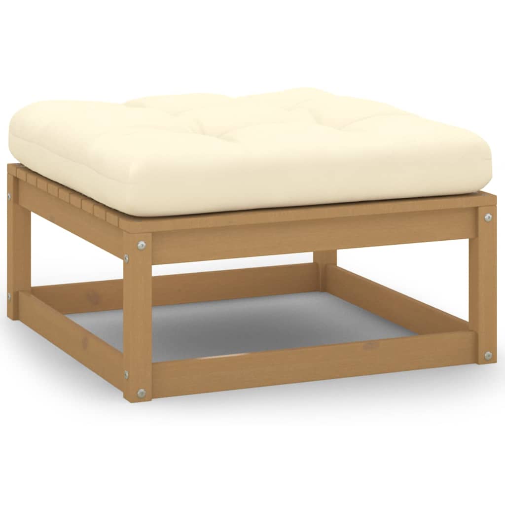 Vidaxl 3-delige loungeset met kussens massief grenenhout