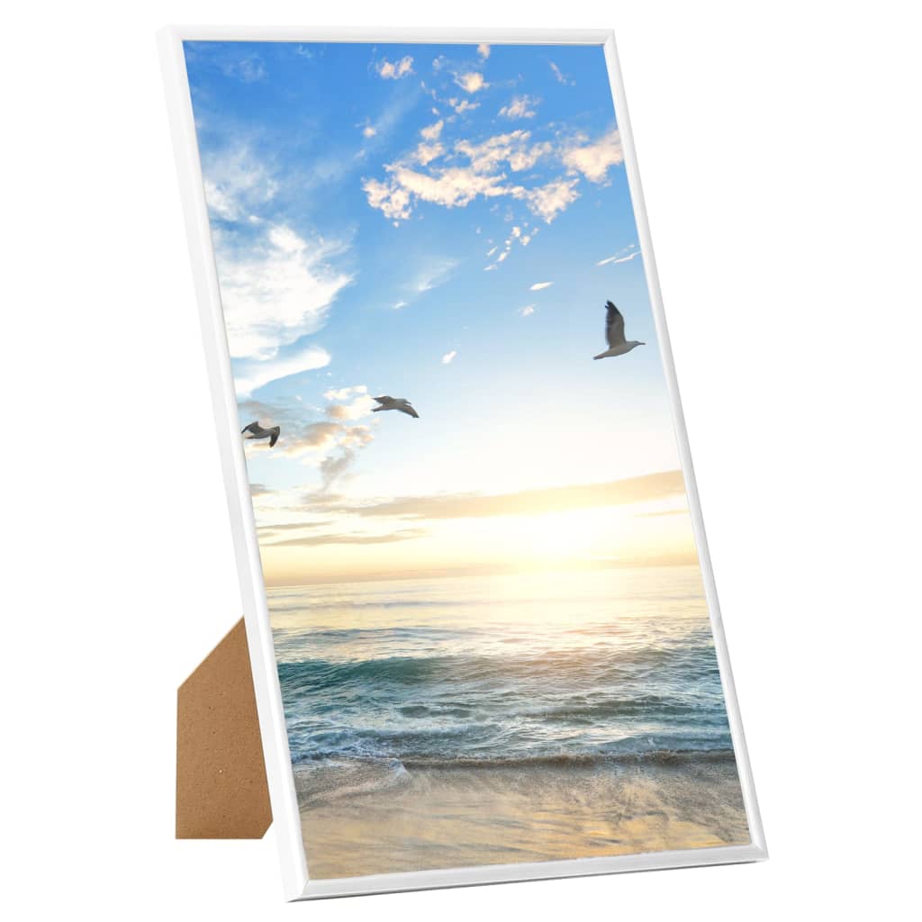 VidaXL Fotolijsten 5 st voor wand of tafel 13x18 cm MDF wit