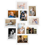 Vidaxl fotolijst voor 10x(13x18 cm) foto mdf wit