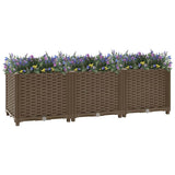 Vidaxl verhoogd bed 120x40x38 cm polypropyleen