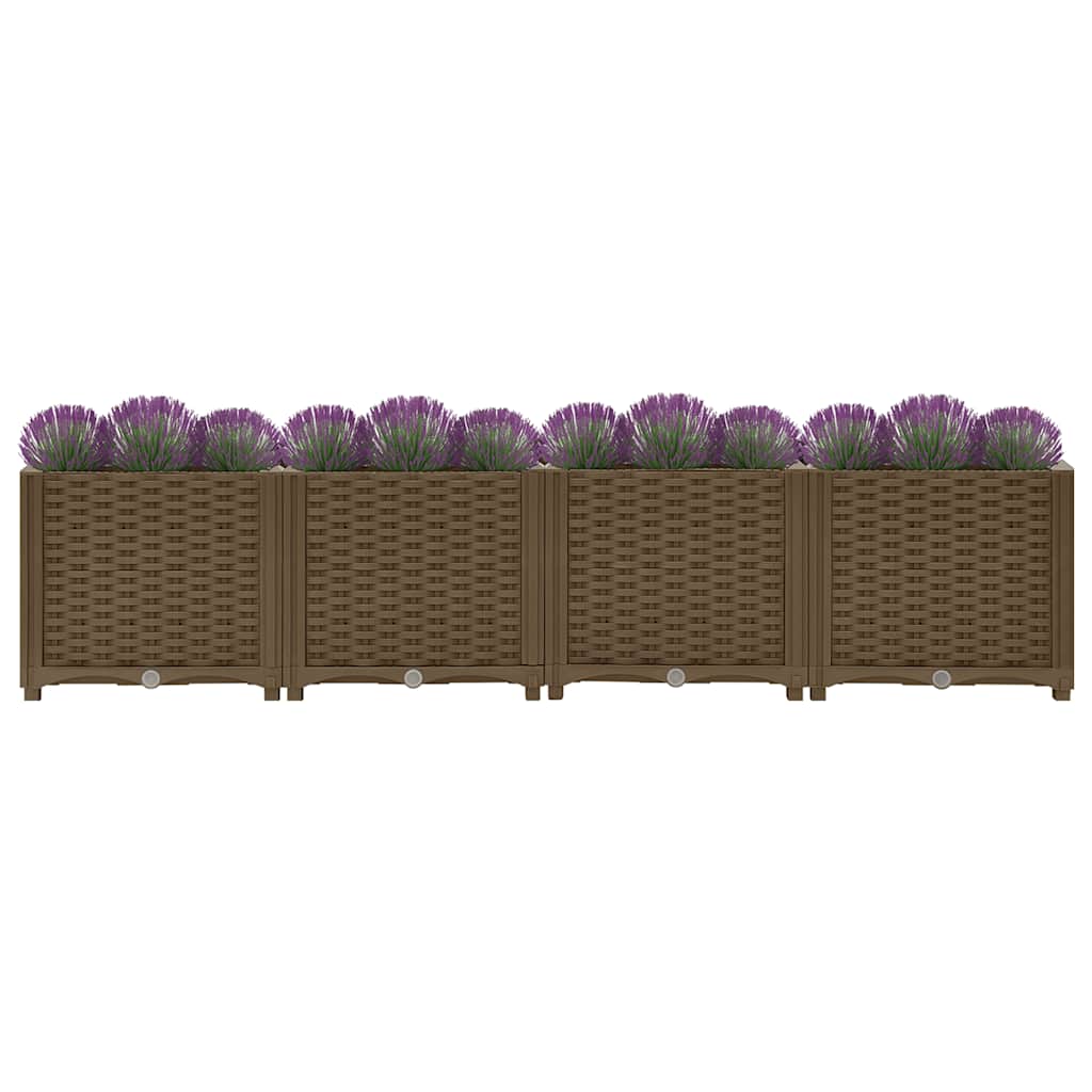 Vidaxl verhoogd bed 160x40x38 cm polypropyleen
