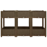 Vidaxl plantenbak verhoogd 120x40x71 cm polypropyleen