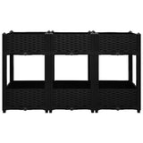 Vidaxl plantenbak verhoogd 120x40x71 cm polypropyleen