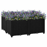 Vidaxl plantenbak verhoogd 80x80x38 cm polypropyleen