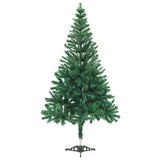 VidaXL Kunstkerstboom met verlichting en kerstballen 230 takken 120 cm