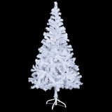 VidaXL Kunstkerstboom met verlichting en kerstballen 230 takken 120 cm