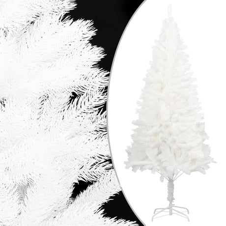 VidaXL Kunstkerstboom met verlichting en kerstballen 240 cm wit