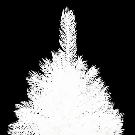 VidaXL Kunstkerstboom met verlichting en kerstballen 240 cm wit