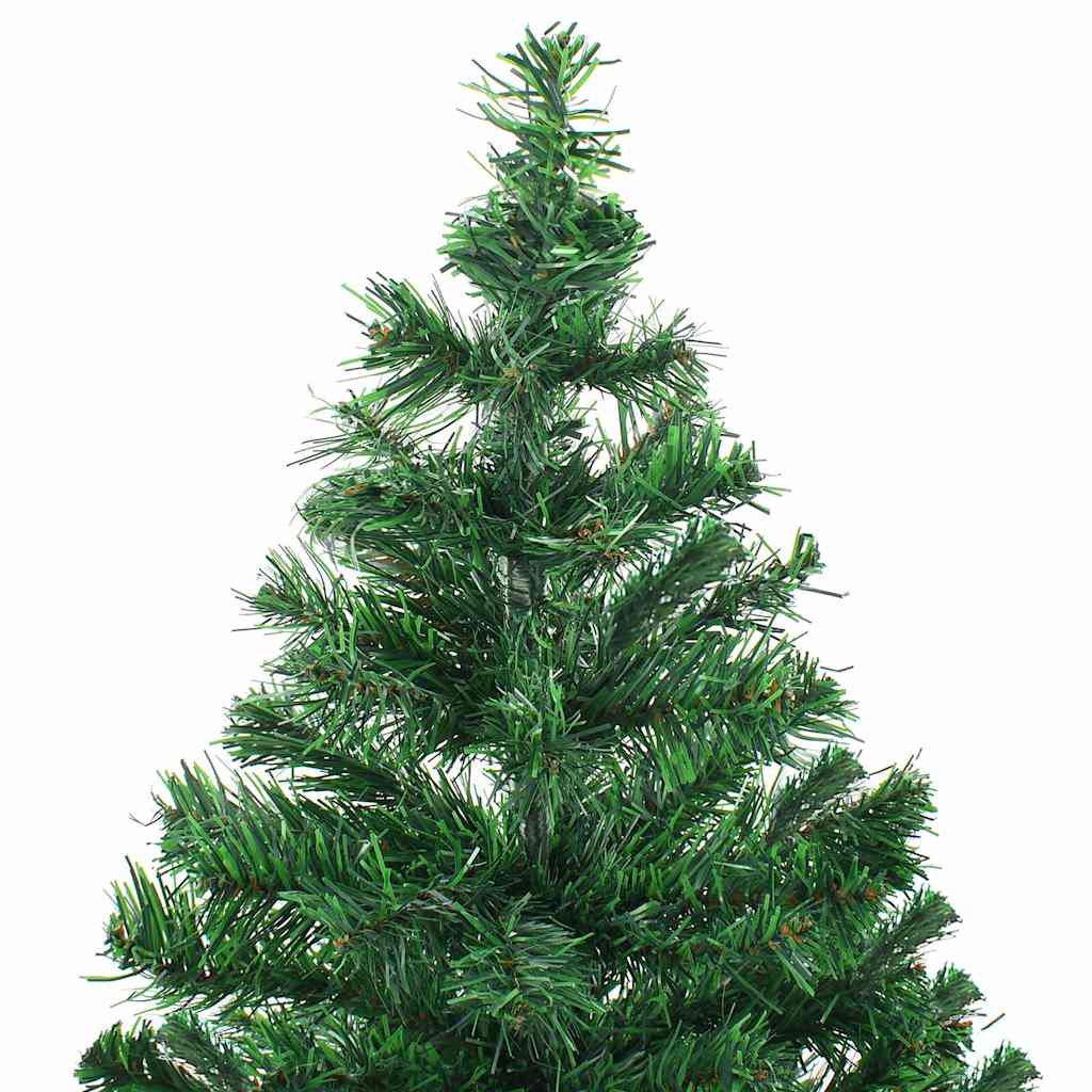 Vidaxl kunstkerstboom met verlichting en kerstballen 230 takken 120 cm