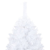 VidaXL Kunstkerstboom met verlichting en kerstballen 180 cm PVC wit