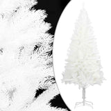 Vidaxl kunstkerstboom met verlichting en kerstballen 120 cm wit