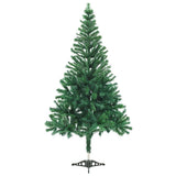 Vidaxl kunstkerstboom met verlichting en kerstballen 230 takken 120 cm