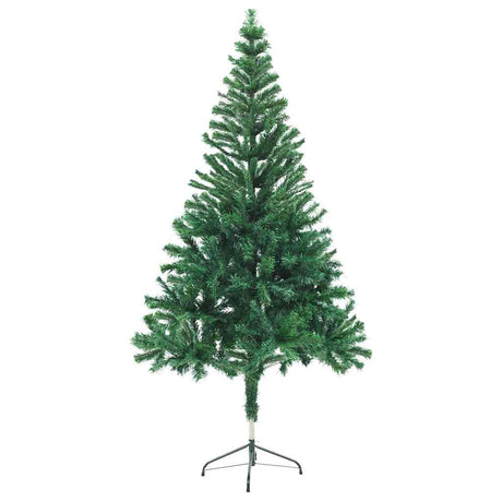 Vidaxl kunstkerstboom met verlichting en kerstballen 380 takken 150 cm