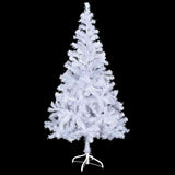 Vidaxl kunstkerstboom met verlichting en kerstballen 230 takken 120 cm