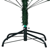 Vidaxl kunstkerstboom met verlichting en kerstballen 180 cm pvc groen