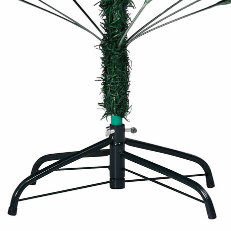 Vidaxl kunstkerstboom met verlichting en kerstballen 240 cm groen