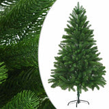 Vidaxl kunstkerstboom met verlichting en kerstballen 180 cm groen