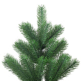 VidaXL Kunstkerstboom Nordmann met LED's en kerstballen 180 cm groen