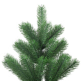 VidaXL Kunstkerstboom Nordmann met LED's en kerstballen 210 cm groen