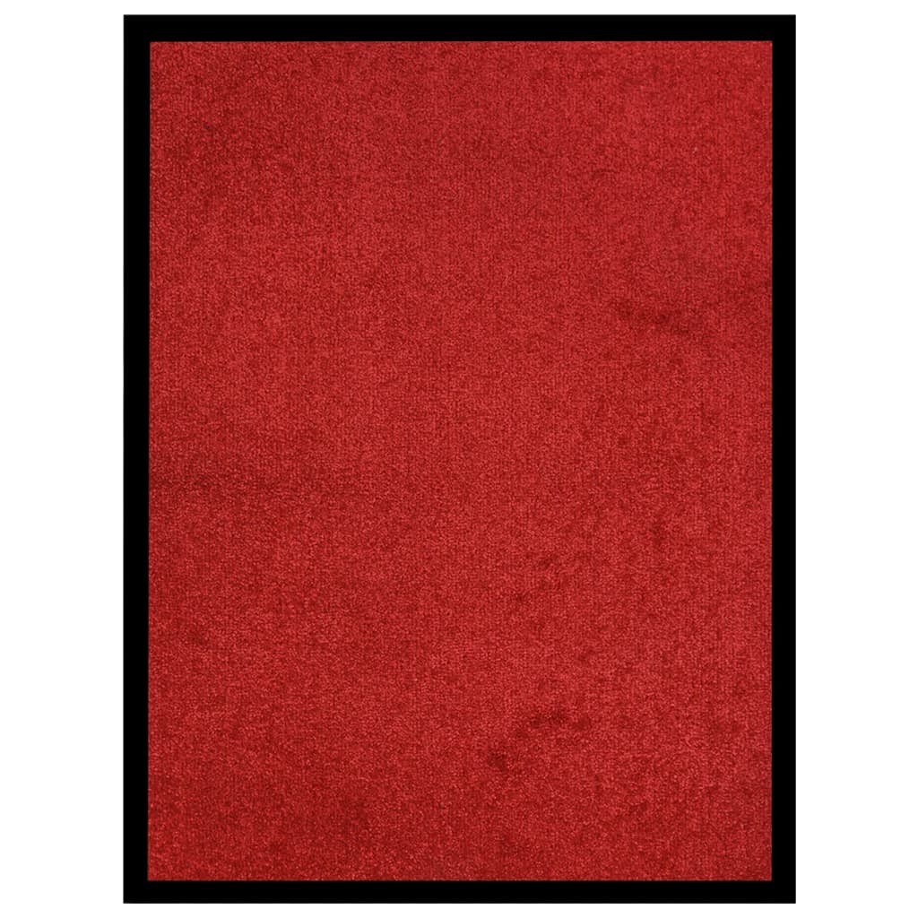 Vidaxl deurmat 40x60 cm rood