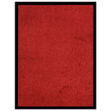 Vidaxl deurmat 60x80 cm rood