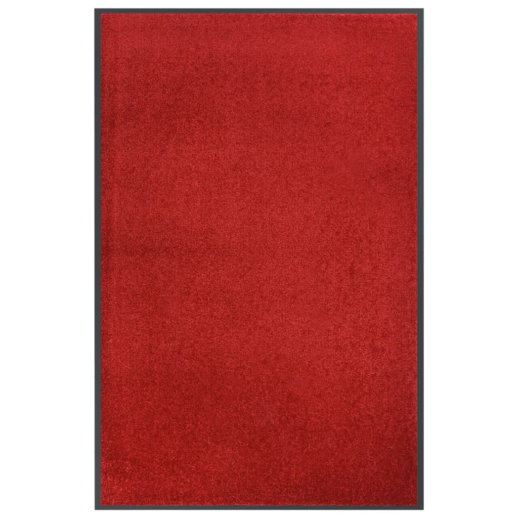 VidaXL Deurmat 80x120 cm rood