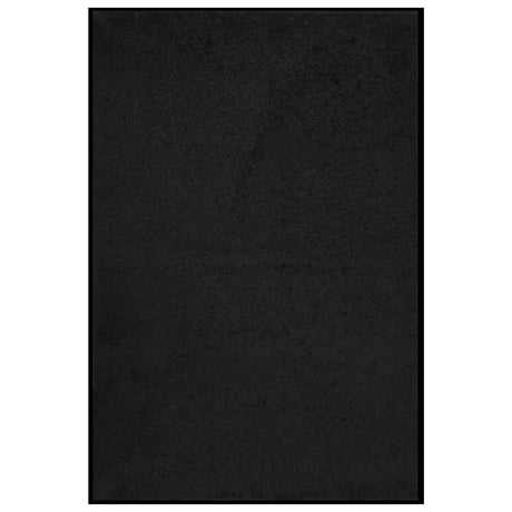 Vidaxl deurmat 80x120 cm zwart