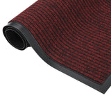 VidaXL Deurmat 40x60 cm gestreept rood