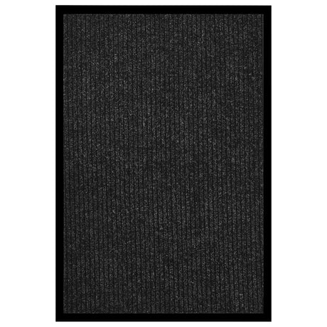 Vidaxl deurmat 80x120 cm gestreept antraciet