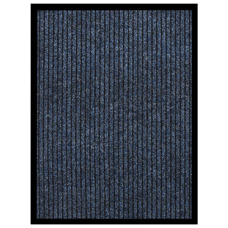 Vidaxl deurmat 60x80 cm gestreept blauw