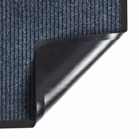 Vidaxl deurmat 60x80 cm gestreept blauw