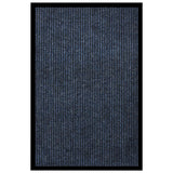 Vidaxl deurmat 80x120 cm gestreept blauw
