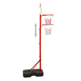 Vidaxl basketbalset draagbaar verstelbaar 138,5-166 cm