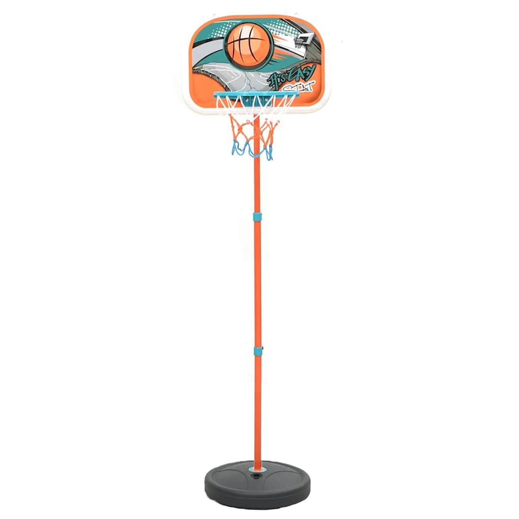 Vidaxl basketbalset draagbaar verstelbaar 133-160 cm